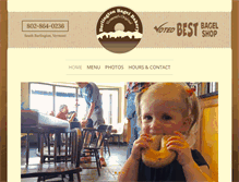Tablet Screenshot of burlingtonbagelbakery.com
